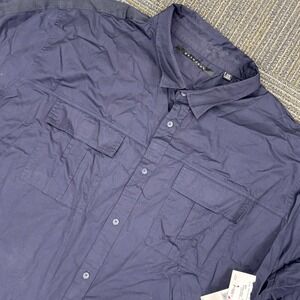 Sean John‎ 5XB Mens Button Up Shirt Short Sleeve Utility Pockets Casual